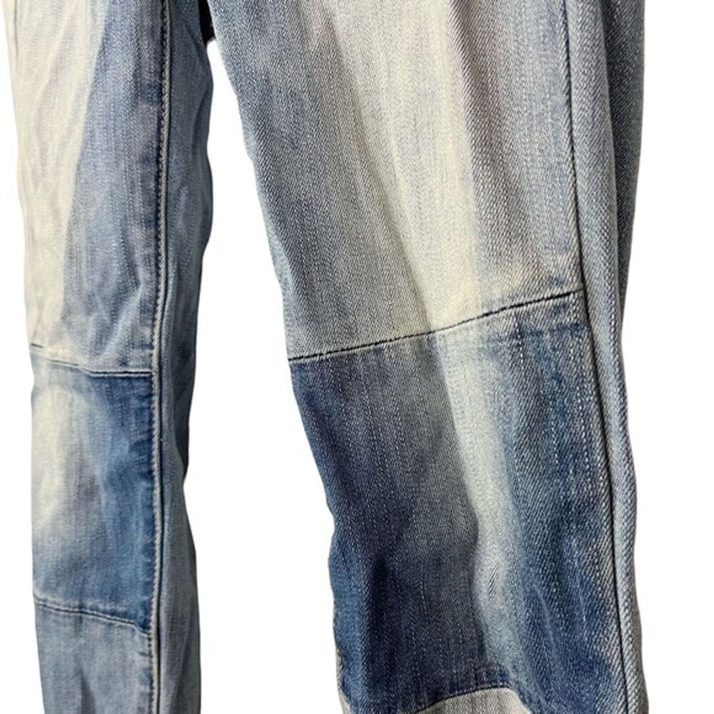 American Eagle Skinny Distressed Patchwork Mid Ri… - image 6